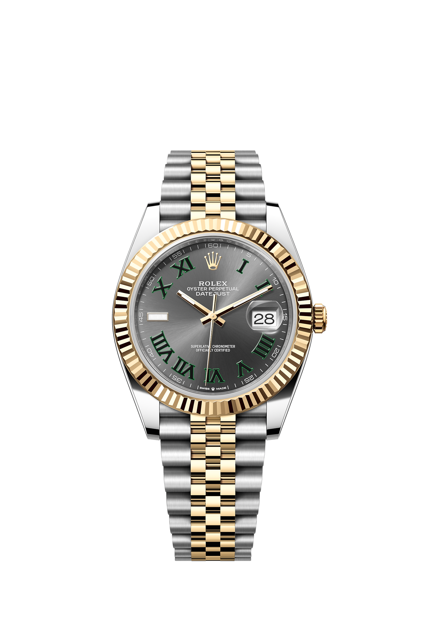 Rolex Oyster Perpetual Datejust 41, Rolesor white (Oystersteel & white gold)