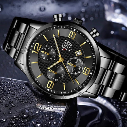 Black Steel - Yellow gold 904L Stell - Automatic - 43mm