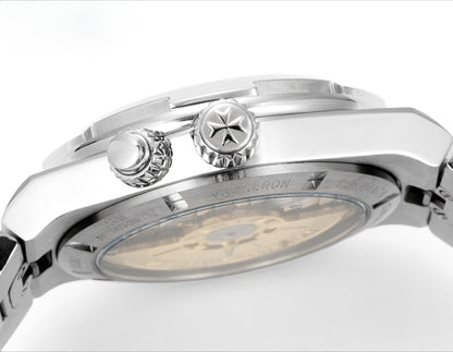 White Blue - Silver 904L Steel - Automatic - 41mm