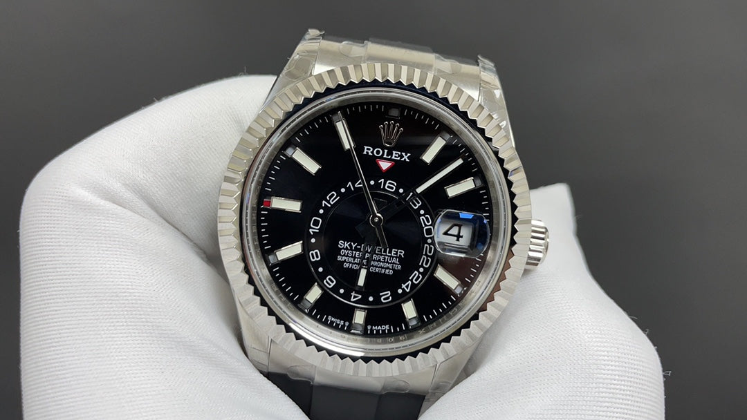 Rolex Sky-Dweller 42 - Black Silver (Rubber)
