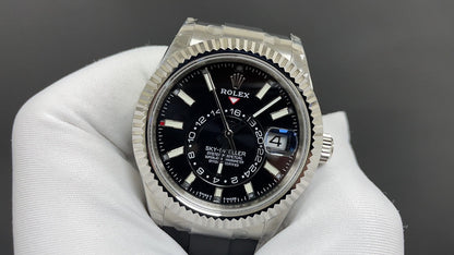 Rolex Sky-Dweller 42 - Black Silver (Rubber)