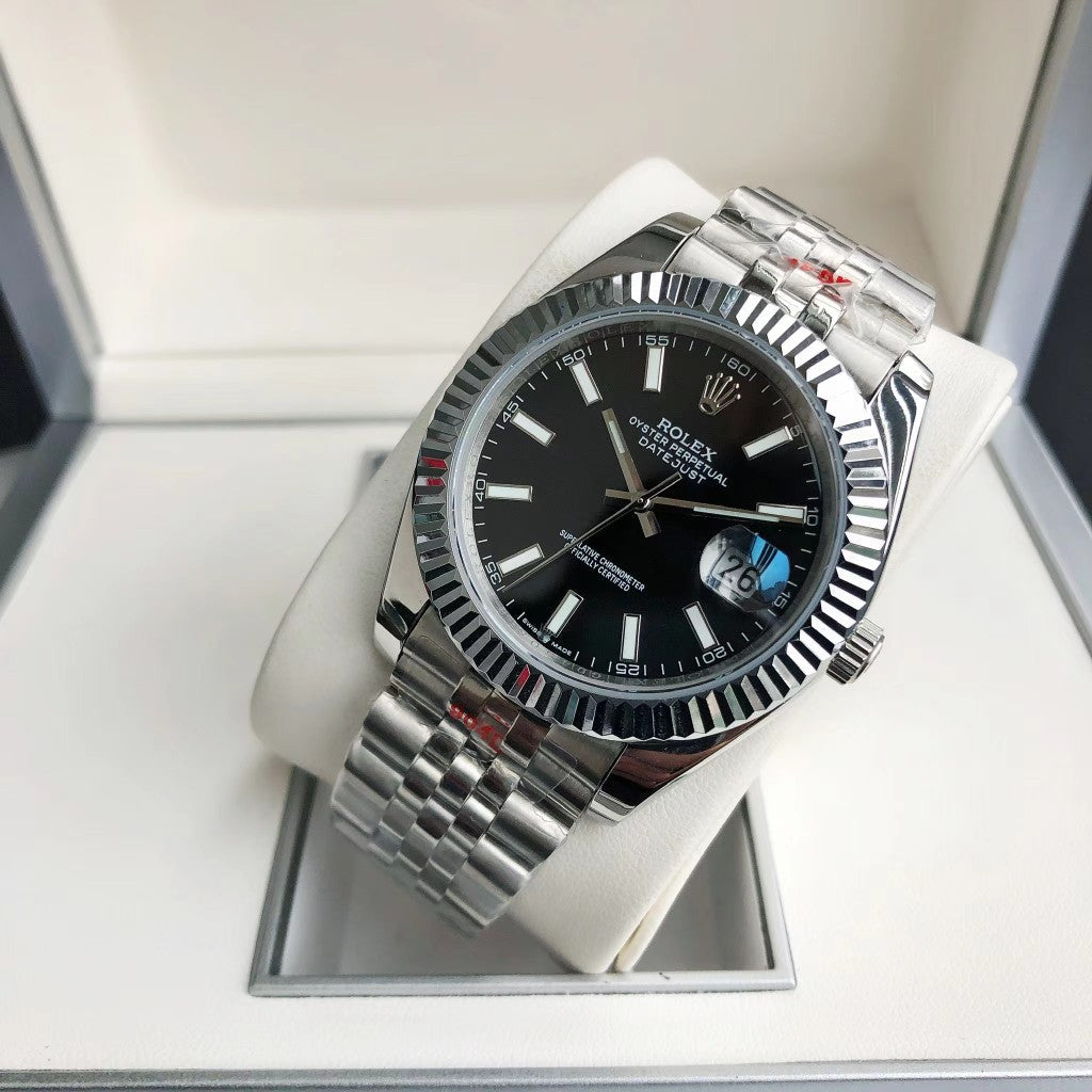 Rolex Oyster Perpetual 41, silver/white dial