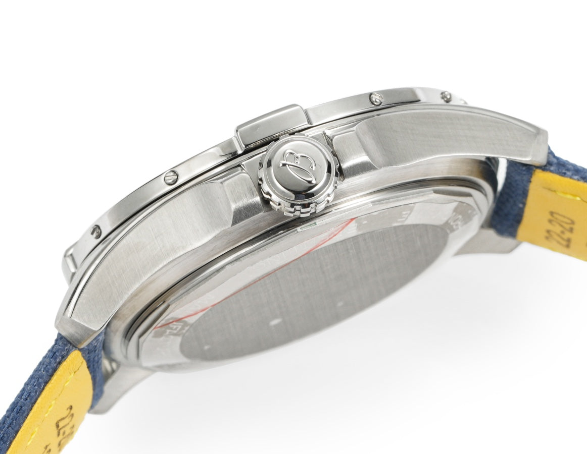 Silver Ceramic- Blue AVG - Blue Rubber - Automatic - 42mm