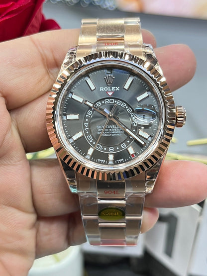 Rolex Yacht-Master 42, Everose, grey dial