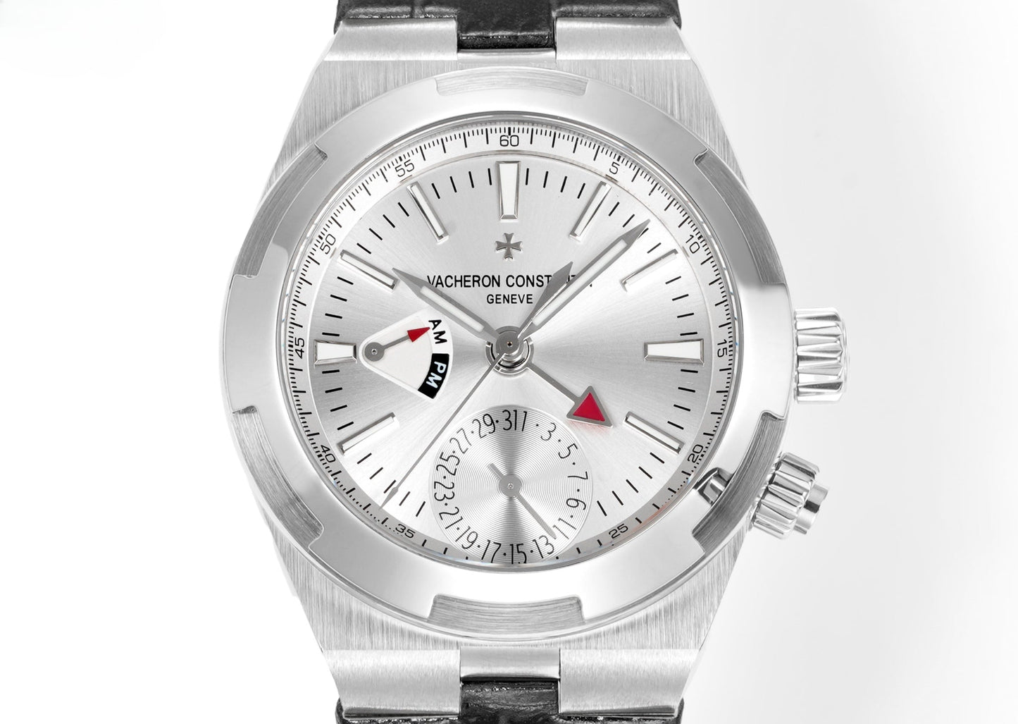White Silver - 7900V- Black Leather - Automatic - 41mm