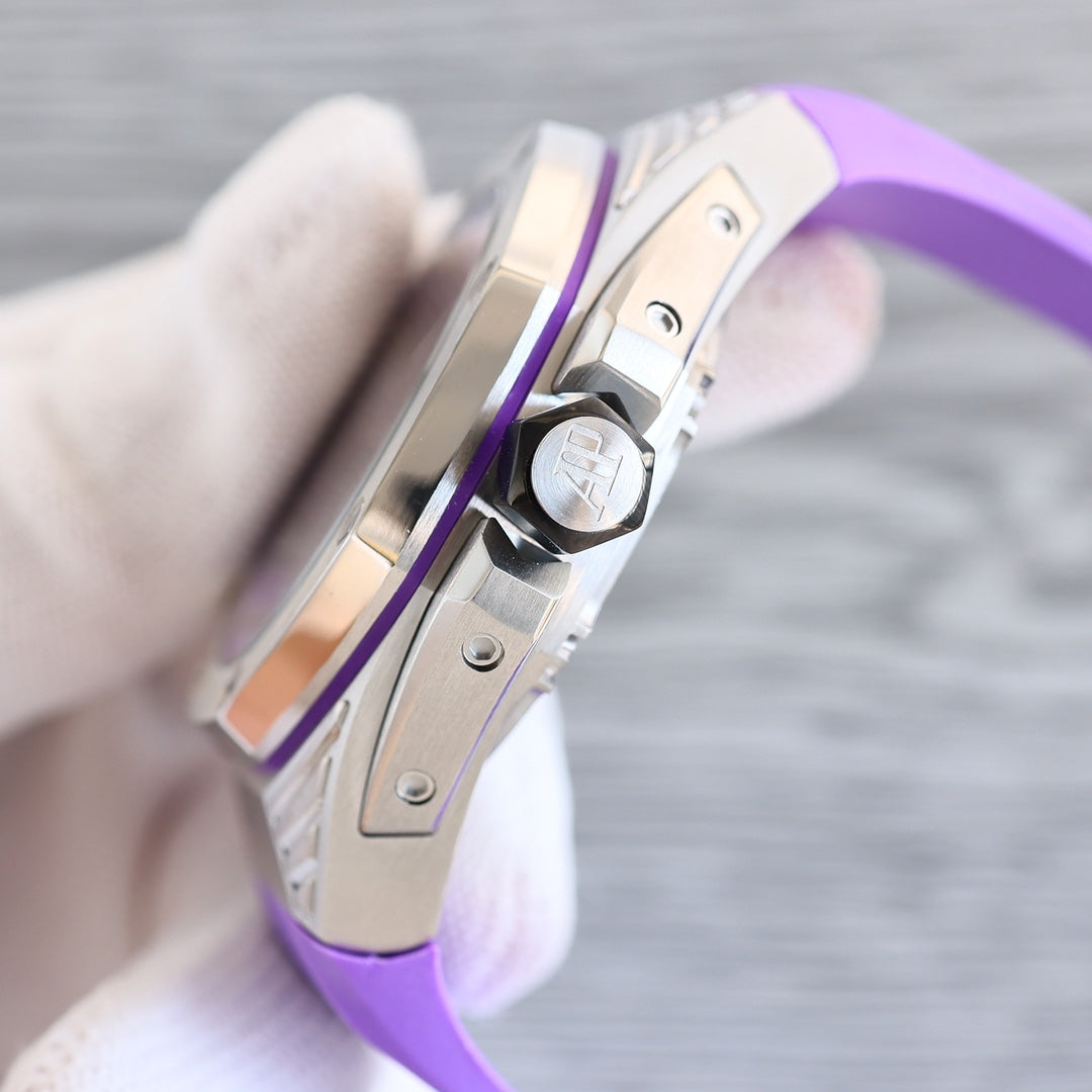 Tourbillon Purple - Purple Rubber - Automatic - 42mm