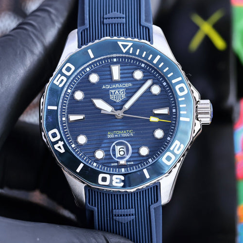 Blue - Blue Rubber - Automatic - 41mm