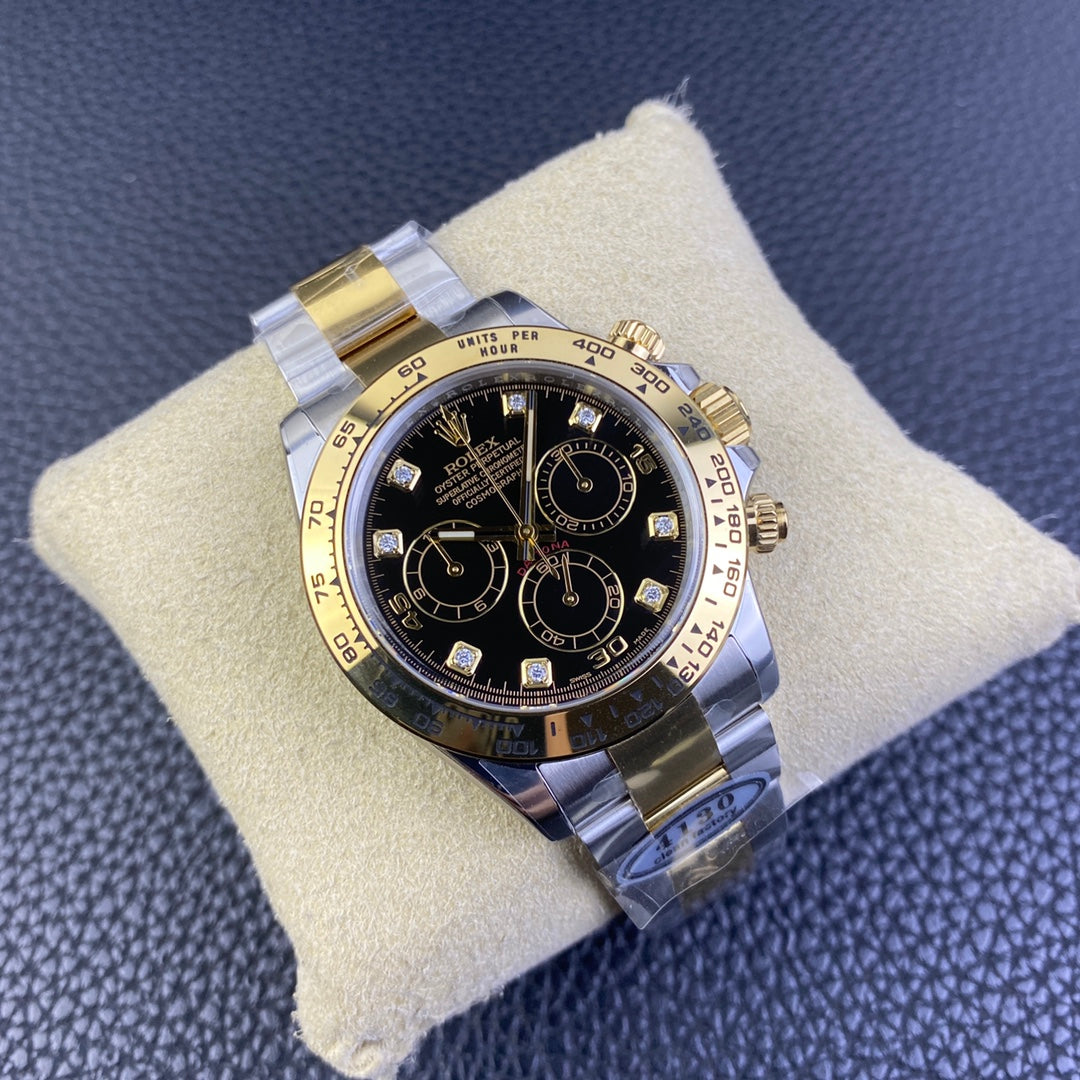 Rolex Cosmograph Daytona 40 - Black Yellow Steel