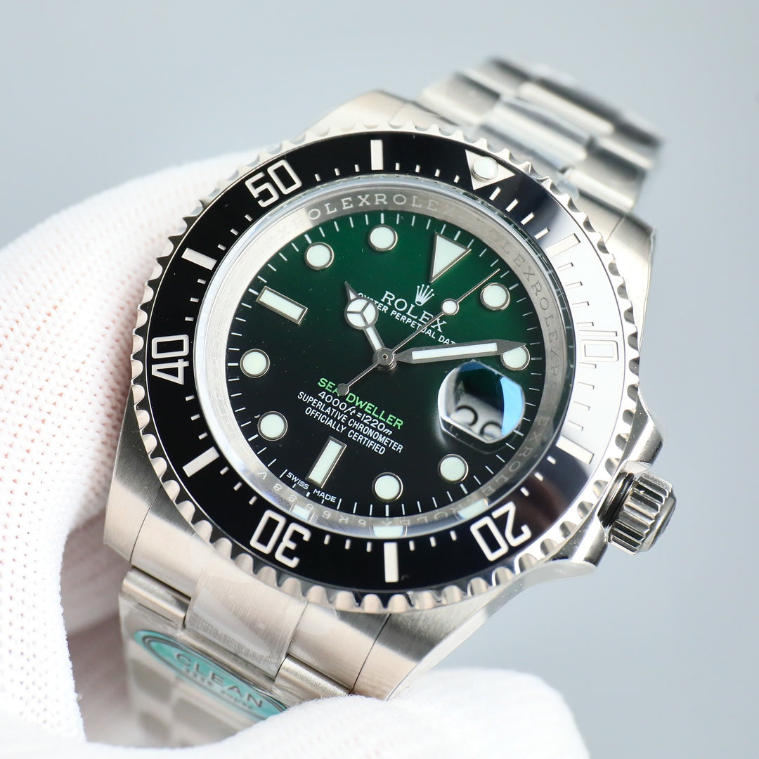 Rolex Datejust 41 Oystersteel (Black/Green Dial)