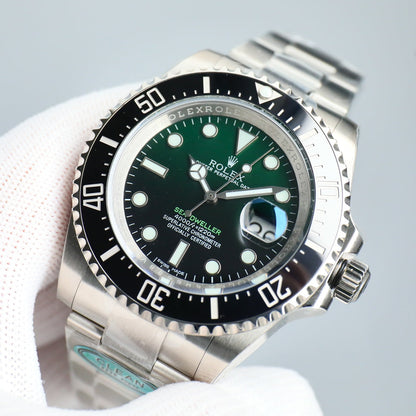 Rolex Datejust 41 Oystersteel (Black/Green Dial)