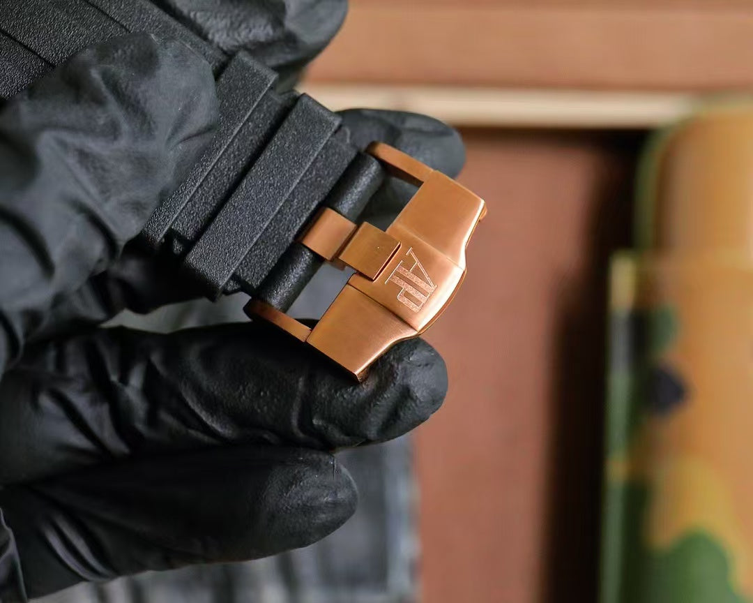 Chronograph-Grey Ceramic- Black Rubber - Automatic - 44mm