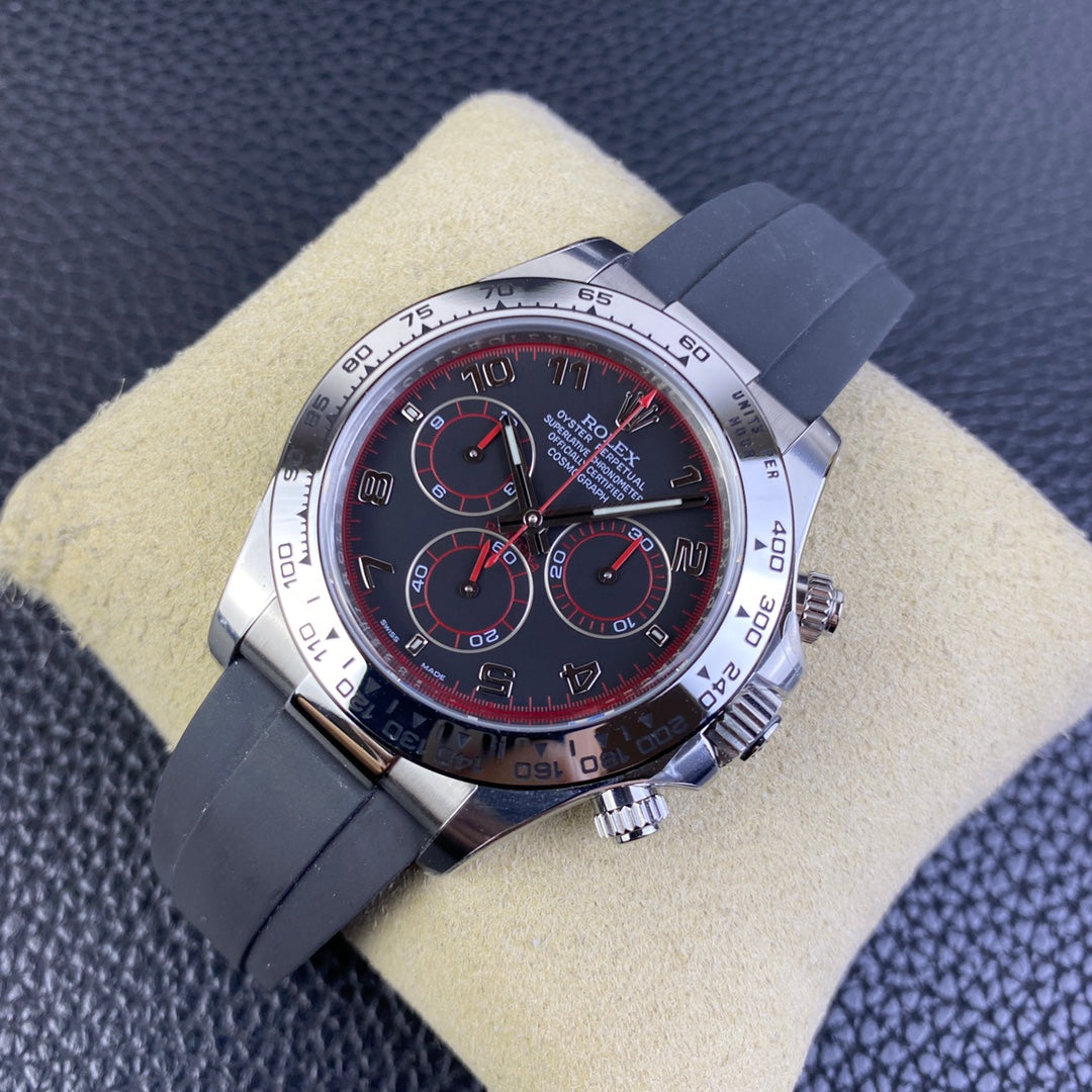 Rolex Cosmograph Daytona 40 - Black Red (Oysterflex)
