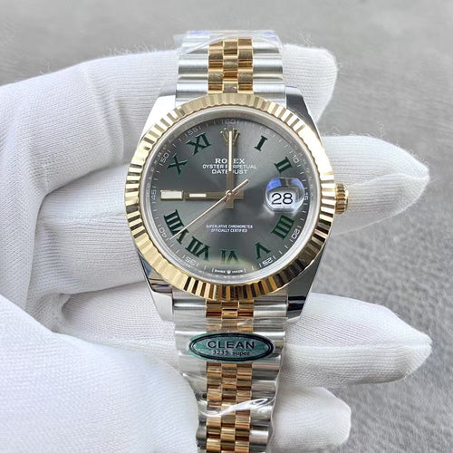Rolex Oyster Perpetual Datejust 41 - Grey Green