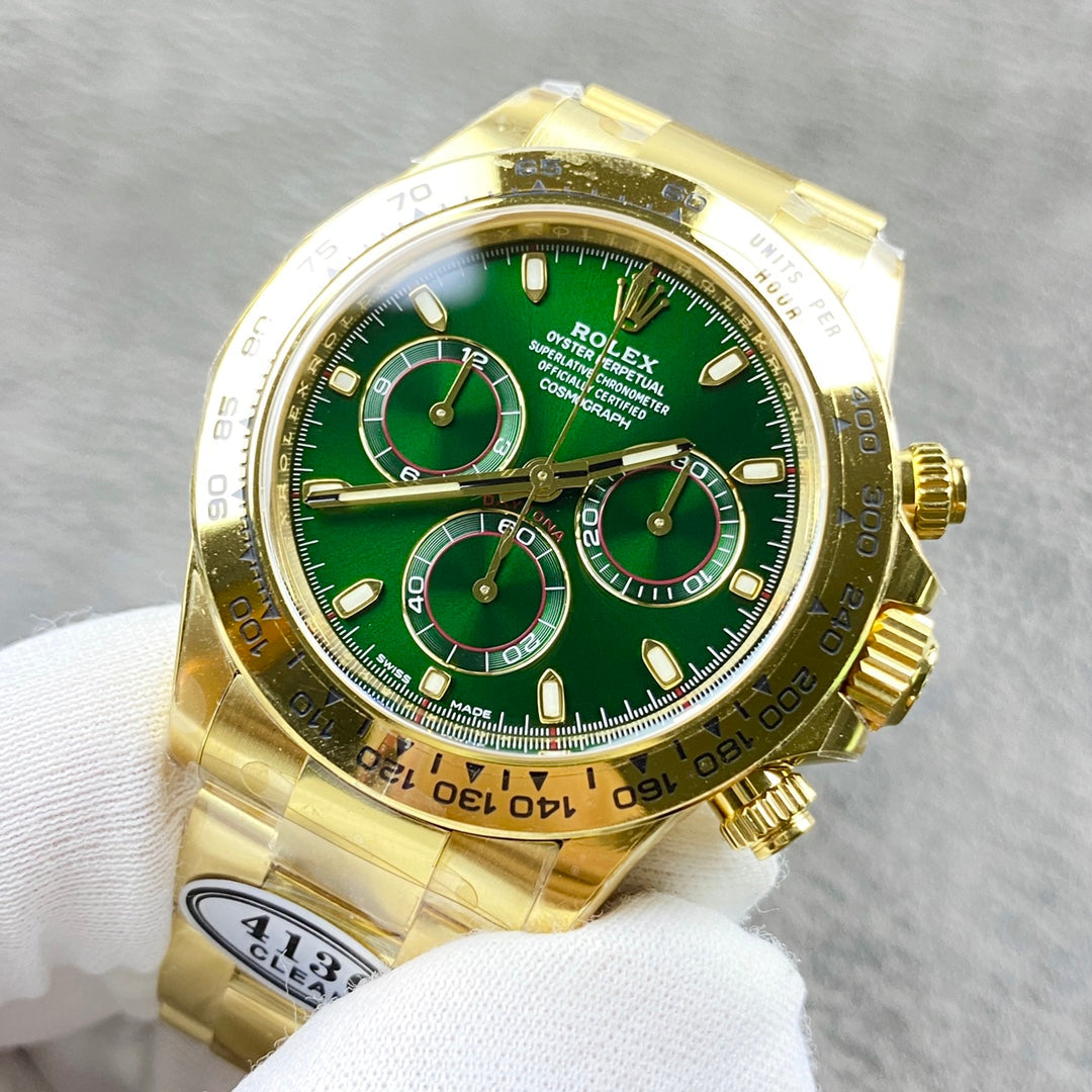 Rolex GMT-Master II, custom green & yellow