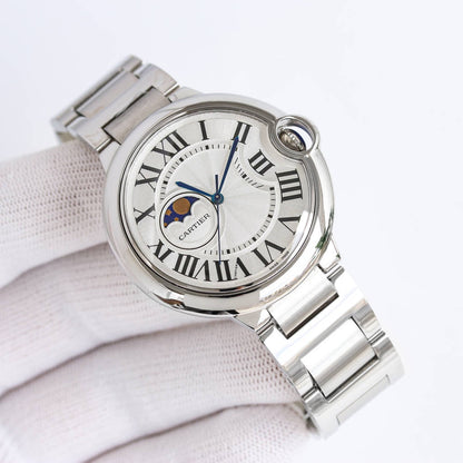 White Silver- Silver 904L Steel - Automatic - 42mm/36mm