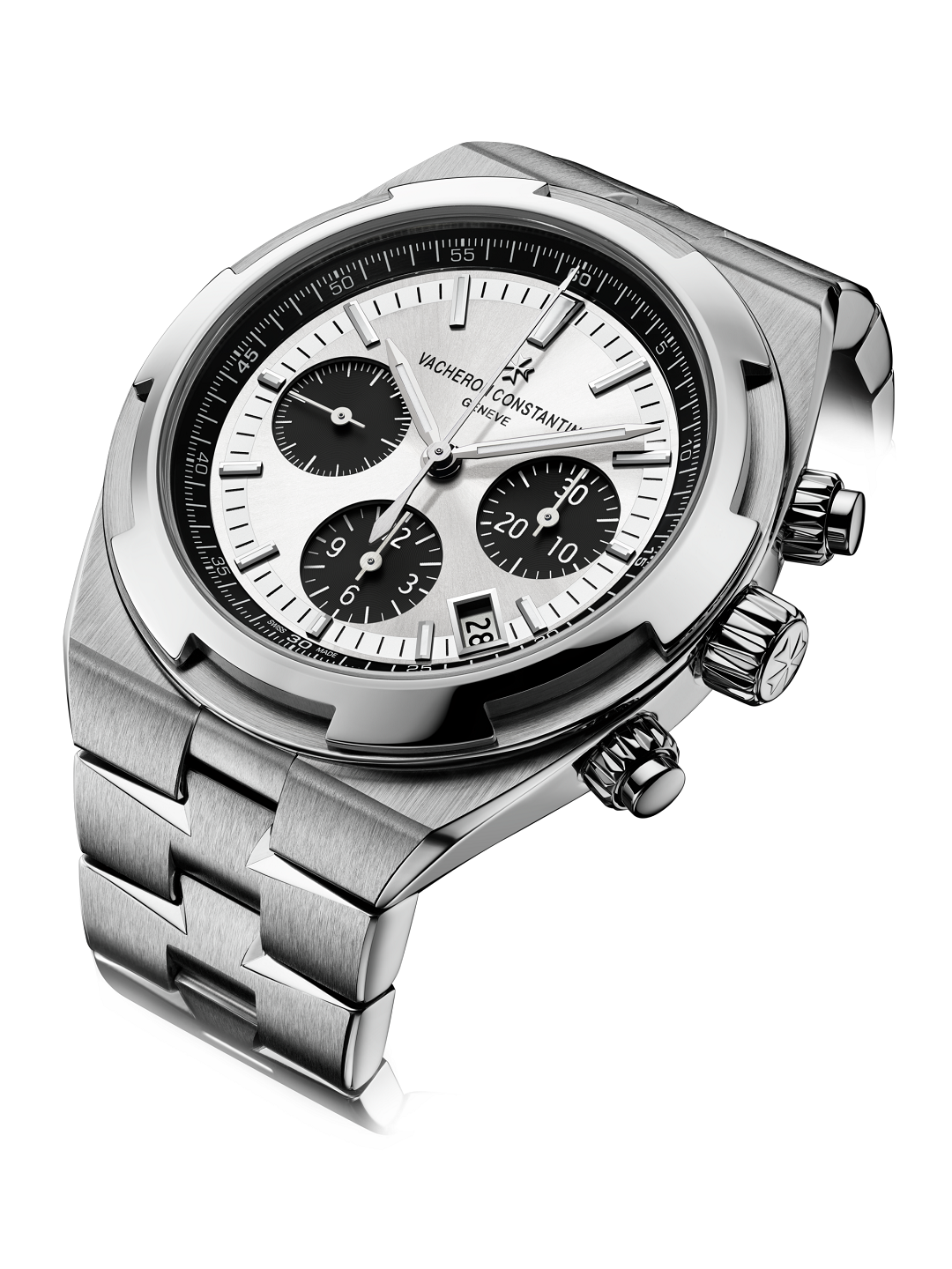 Chronograph-Silver - White 904L Silver - Automatic - 41mm