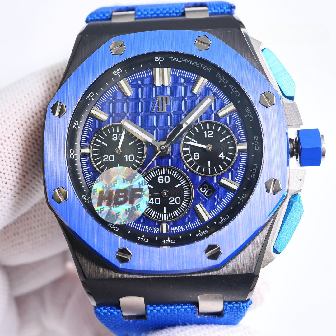 Chronograph -Blue Ceramic- Blue Rubber- Automatic - 44mm