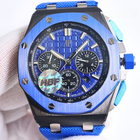 Chronograph -Blue Ceramic- Blue Rubber- Automatic - 44mm
