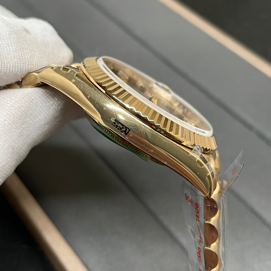 Rolex Day-Date 40 - Black Silver Yellow Gold