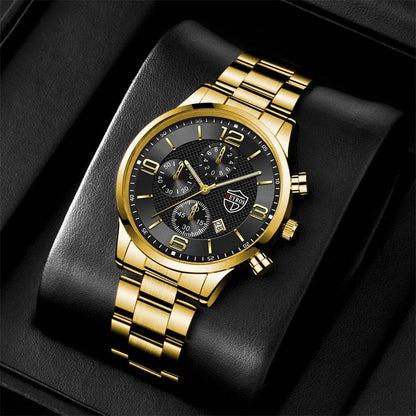 Black Steel - Yellow gold 904L Stell - Automatic - 43mm