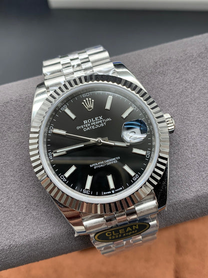 Rolex Oyster Perpetual Datejust 41, stainless steel, green dial