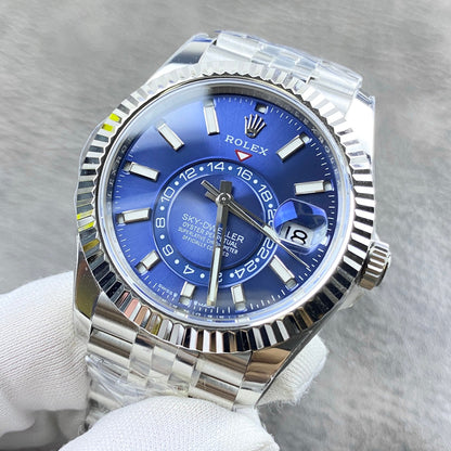 Rolex Sky-Dweller 42 - Blue Silver (White Steel)