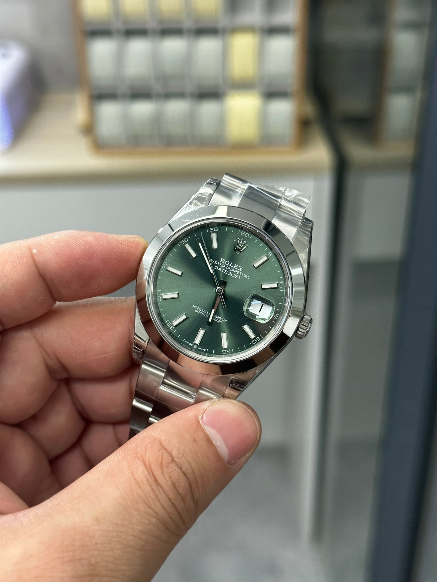 Rolex Datejust 41 Oystersteel with Blue Dial