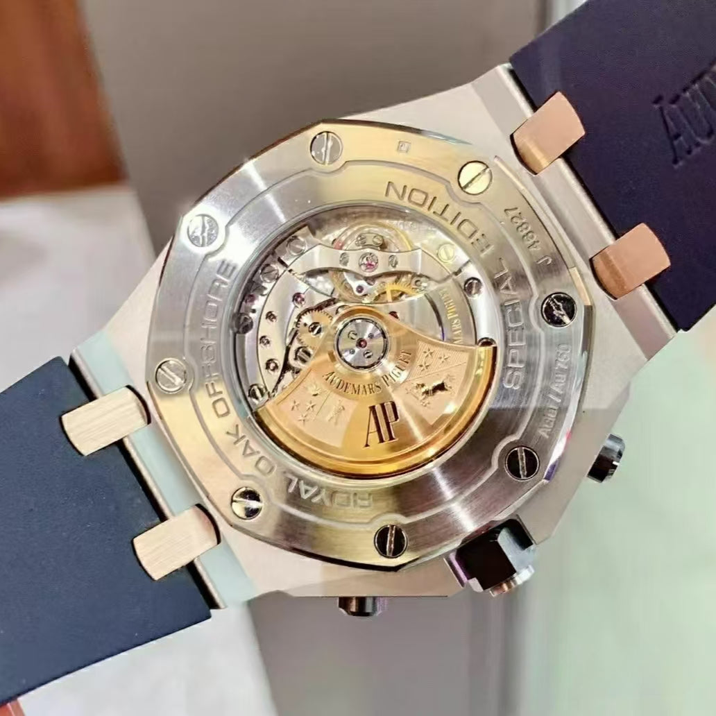 Chronograph - Yellow Ceramic Bezel - Blue Rubber - Automatic - 42mm