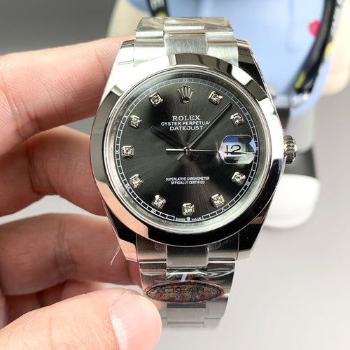 Rolex Oyster Perpetual Datejust 41, stainless steel, grey/silver dial