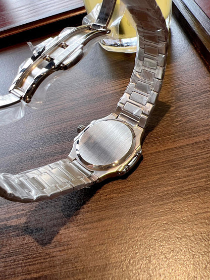 Lady - White - Rhinestones Bezel 316L Steel - Quartz - 35mm