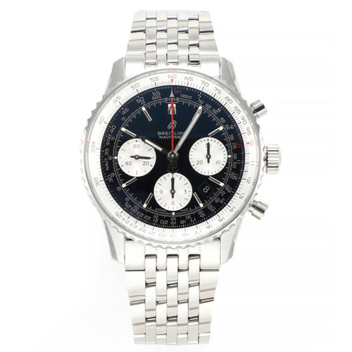 Chronograph - White Ceramic - Black- N-Timer - 904L Steel - Automatic - 43mm