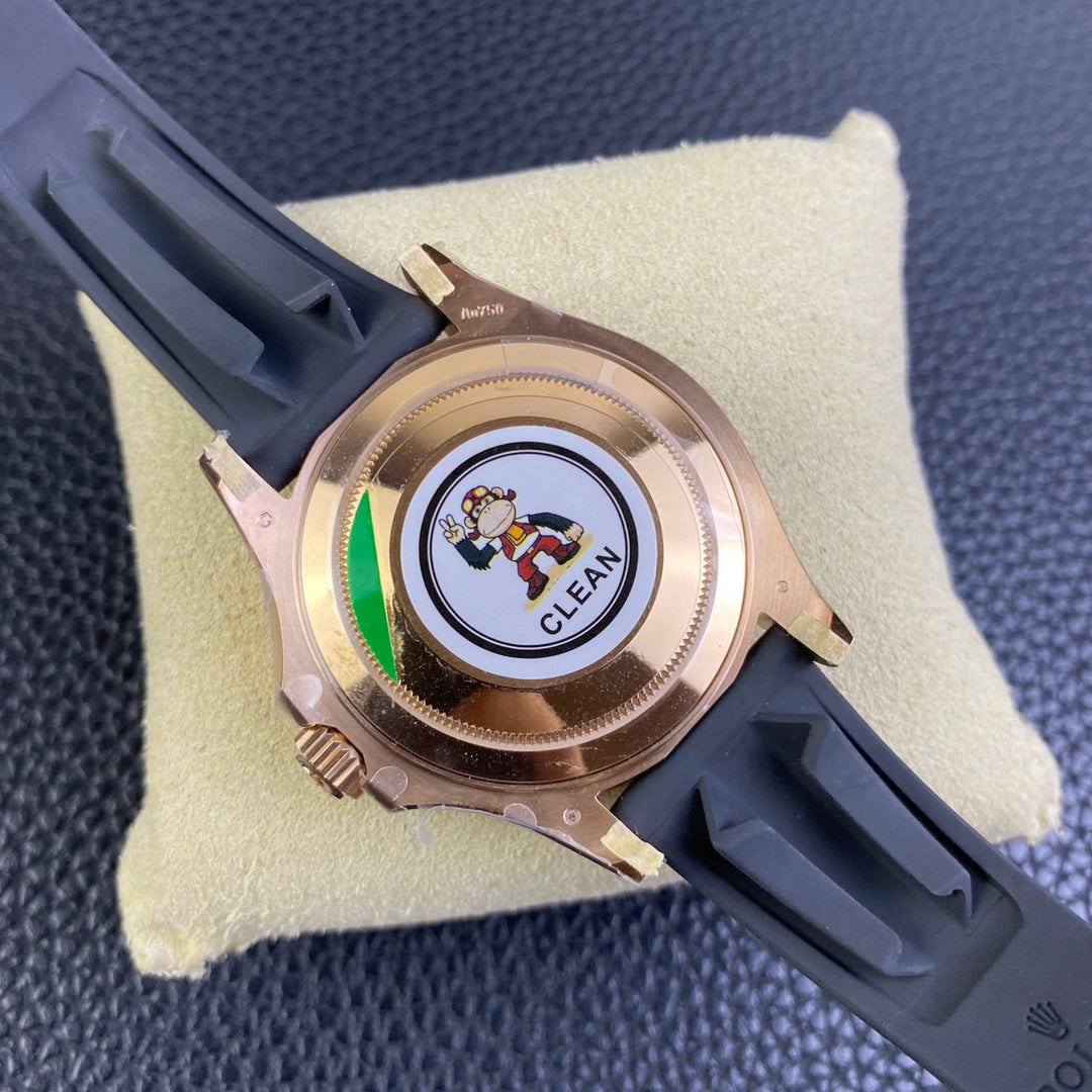 Rolex Yacht-Master 40/42, Everose gold on Oysterflex