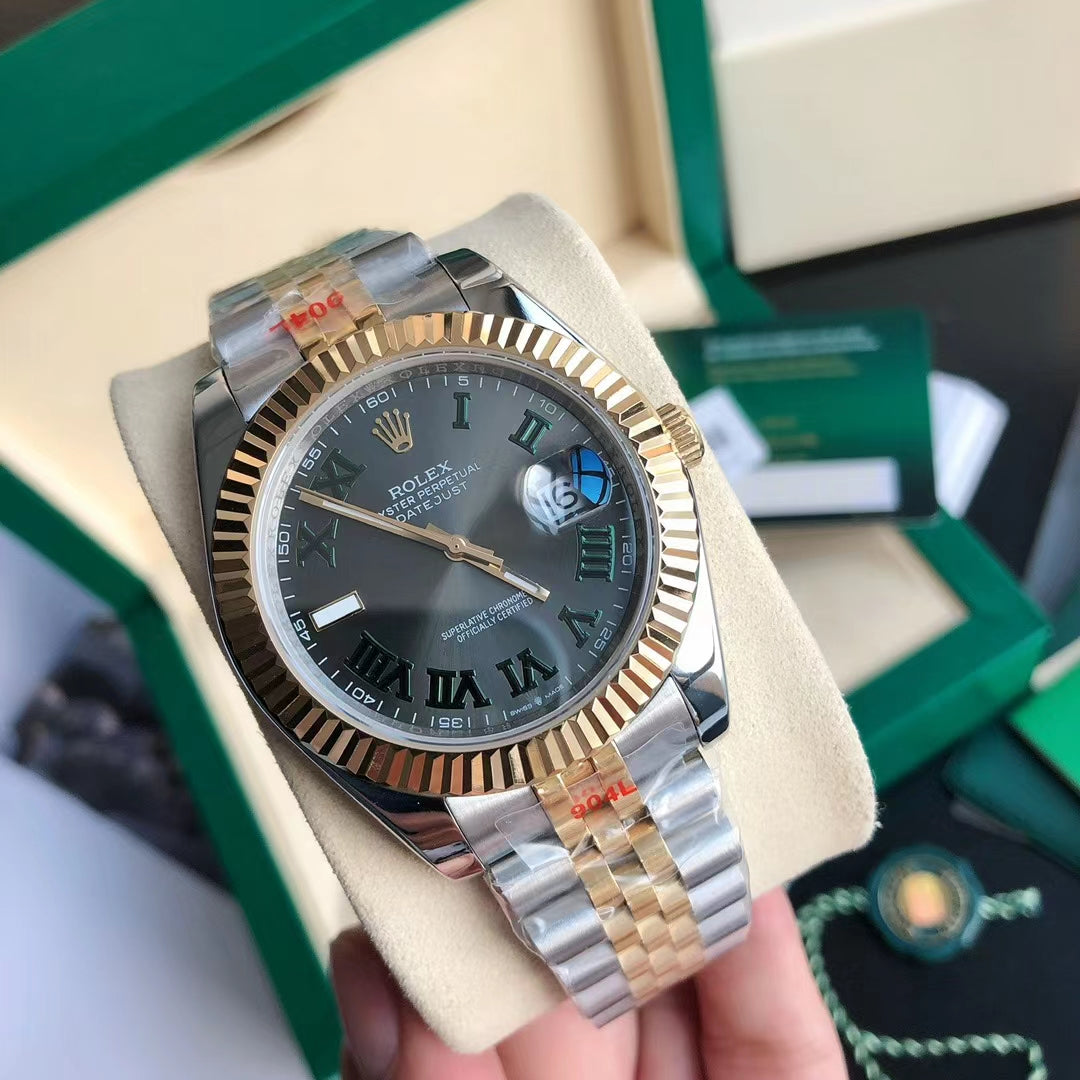 Rolex Oyster Perpetual Datejust 41, Rolesor white (Oystersteel & white gold)