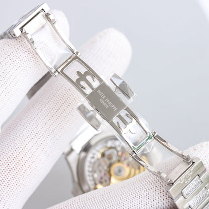 Lady - Black - Rhinestones Bezel 316L Steel - Automatic - 35mm