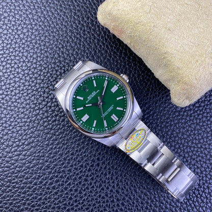 Rolex Oyster Perpetual Datejust 41, stainless steel, green dial