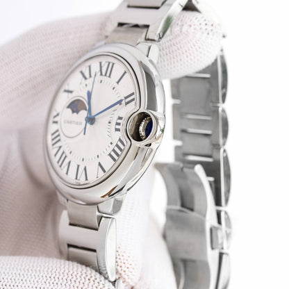 White Silver- Silver 904L Steel - Automatic - 42mm/36mm