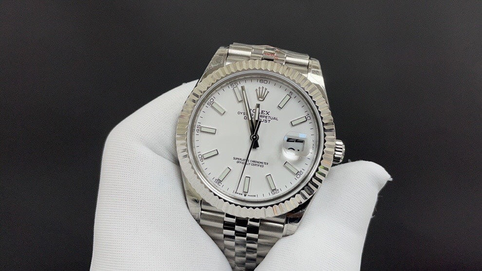 Rolex Datejust 41 White Rolesor