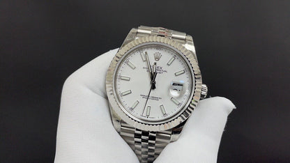 Rolex Datejust 41 White Rolesor