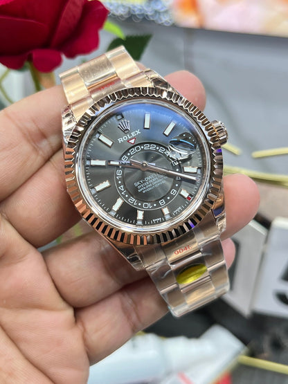 Rolex Yacht-Master 42, Everose, grey dial