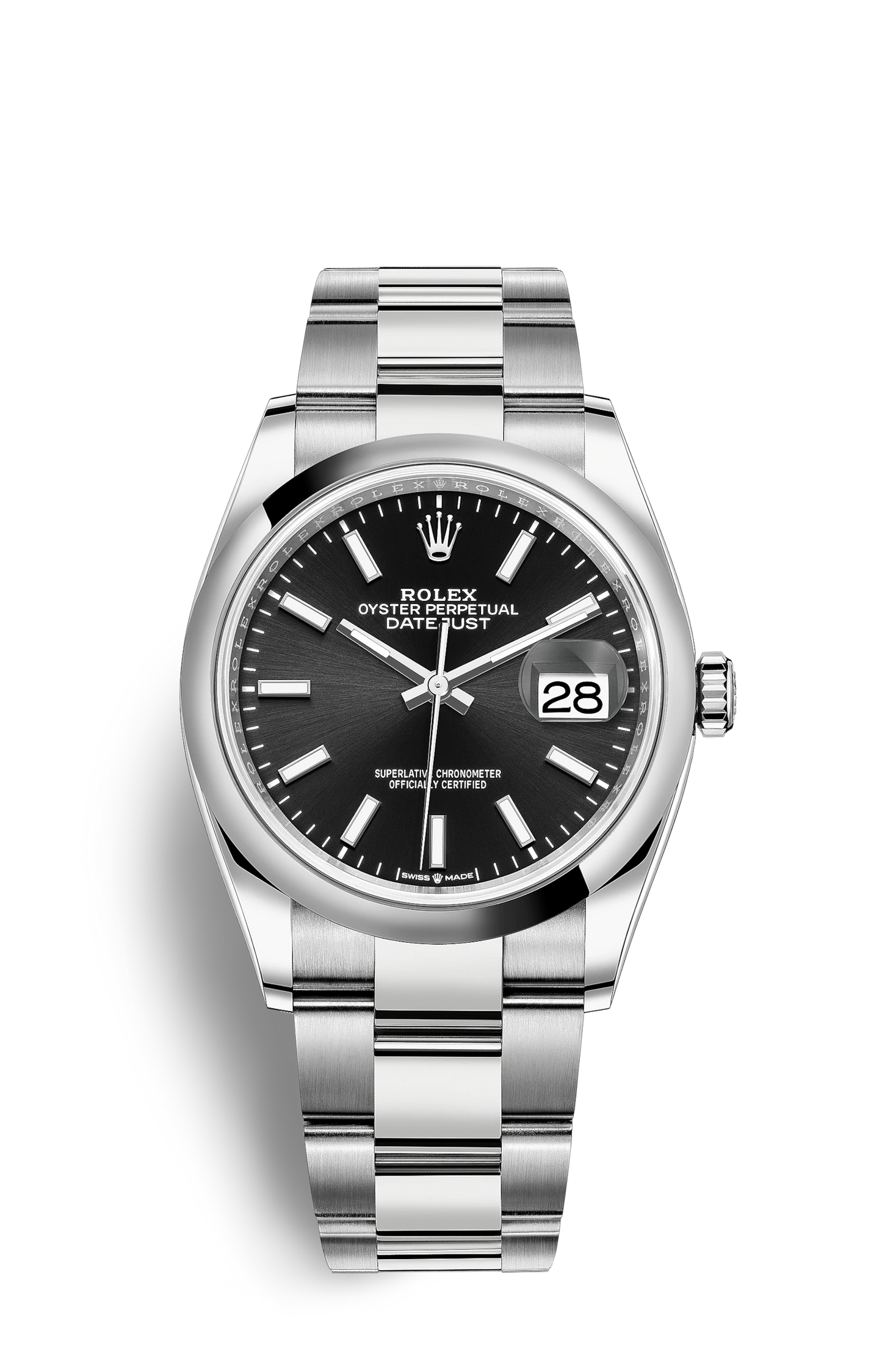 Rolex Oyster Perpetual Datejust 41, stainless steel, black dial