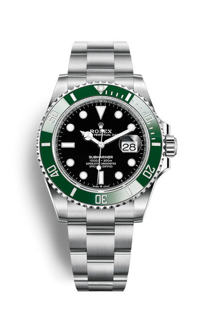 Rolex Submariner Date 41, green & black