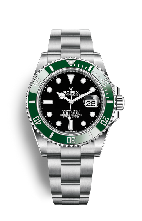Rolex Submariner Date 41, green & black